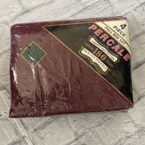 Percale Liberty Collection luxury 180 thread count 4 piece full bed set brand ne